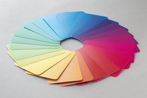 Circle of color swatches